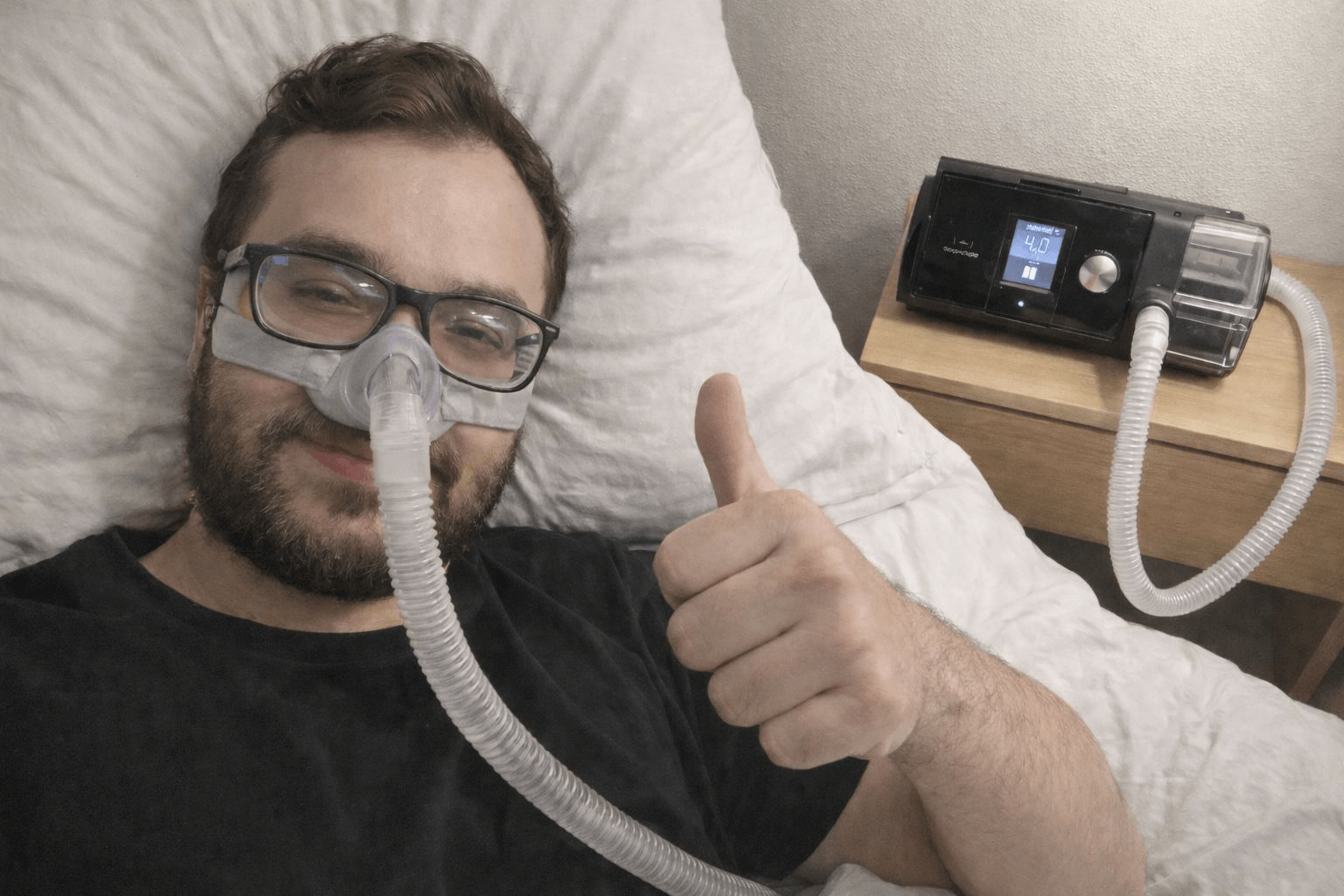 CPAP para a noiva dormir em paz