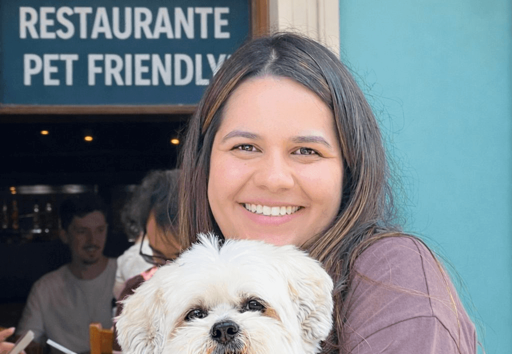 Almoço em restaurante pet friendly
